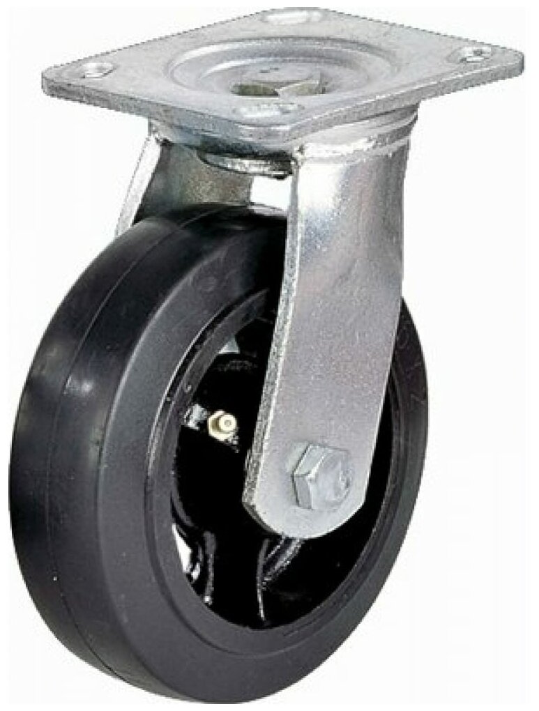 Большегрузное обрезиненное поворотное колесо MFK-TORG SCD63