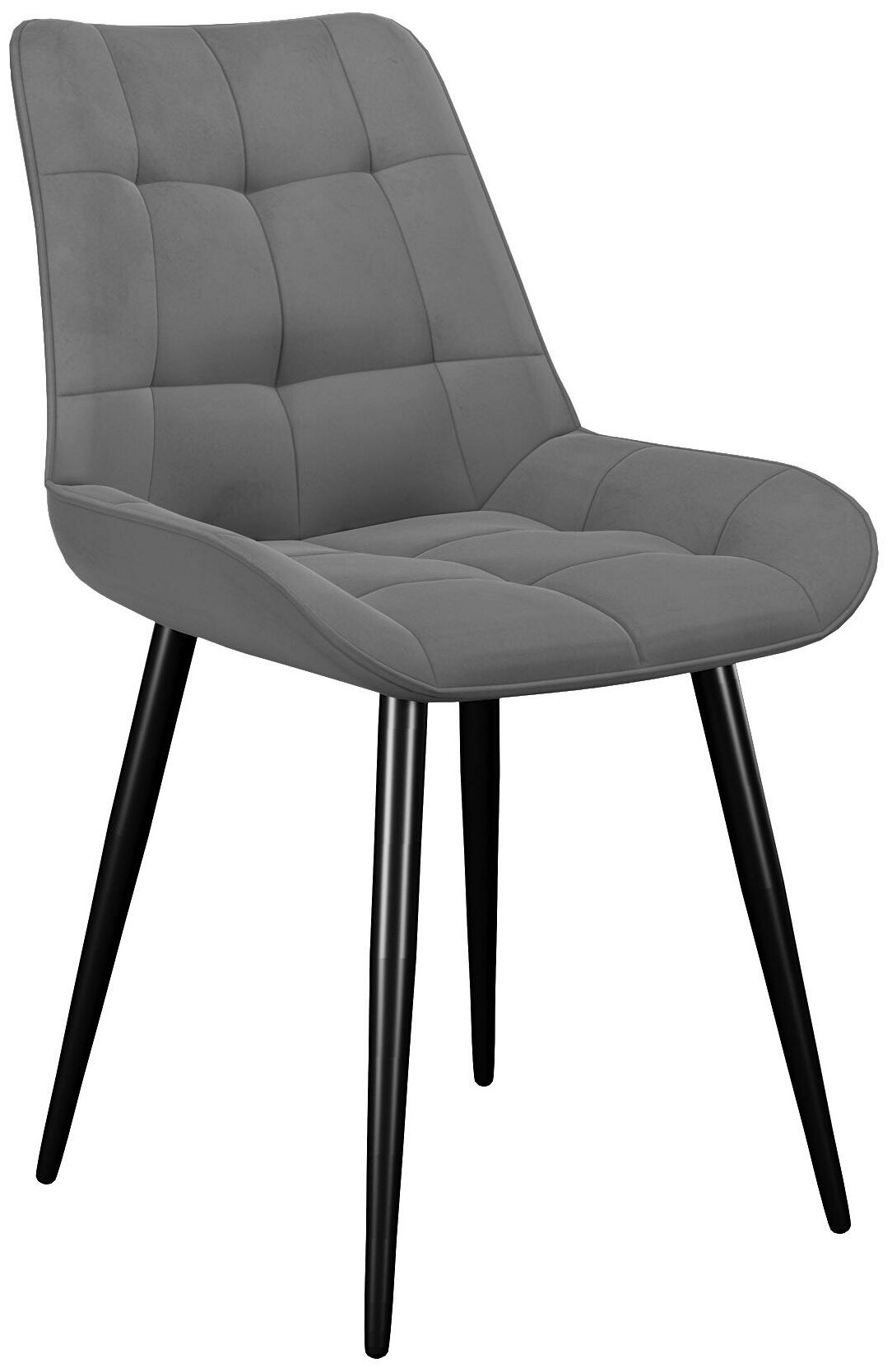 фото Стул DikLine 206М B22 GREY, ножки черные