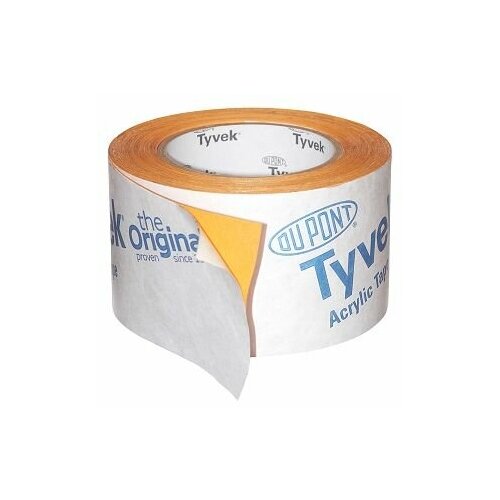 Тайвек Акрил Тейп лента соединительная акриловая Tyvek Acrylic Tape 60 мм х 25 м