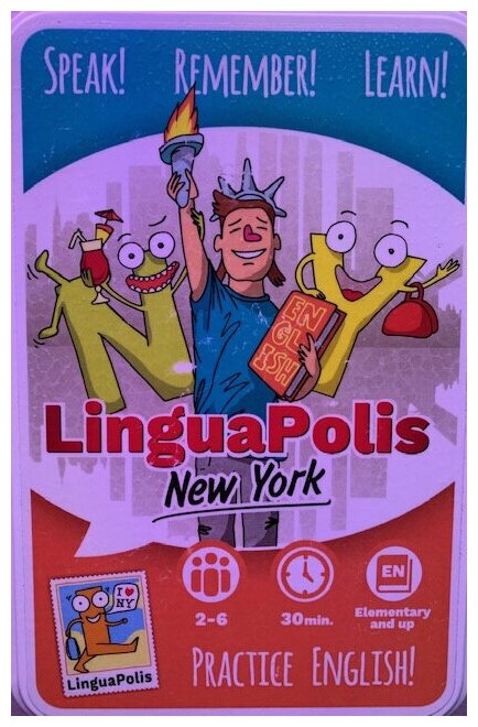 Englander LinguaPolis NewYork / Настольная игра для улучшения разговорных навыков (+ online)