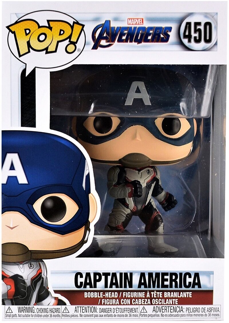 Фигурка Funko POP! Bobble: Marvel: Avengers Endgame: Captain America 36661