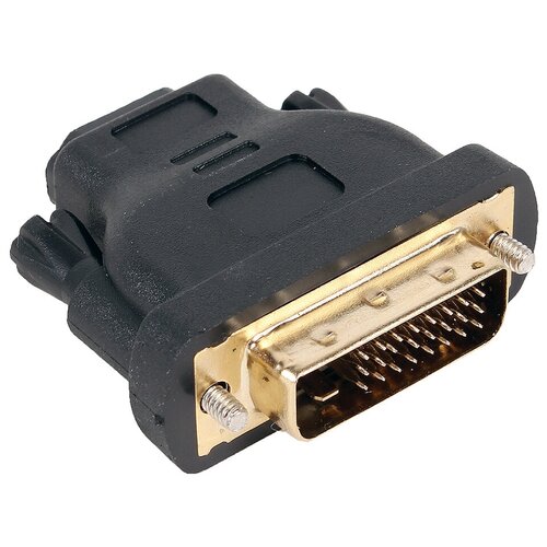 Переходник/адаптер Aopen DVI - HDMI (ACA312), 0.02 м, чёрный