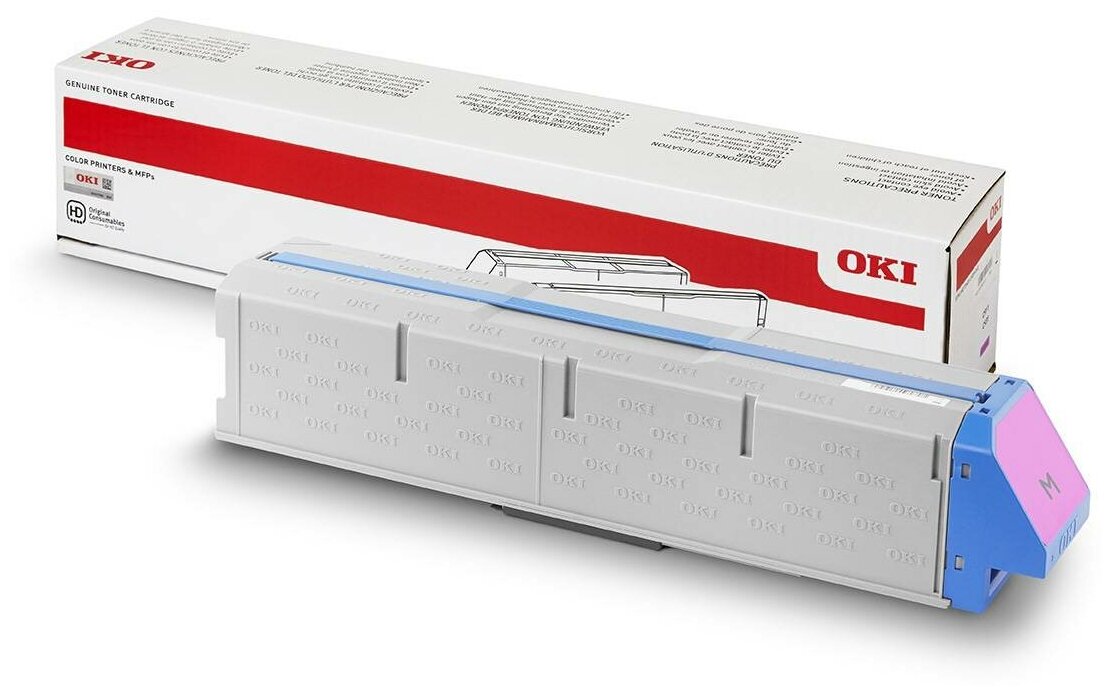 Тонер-картридж для цветного принтера OKI TONER-M-Pro9431/Pro9541/Pro9542 красный (42K)