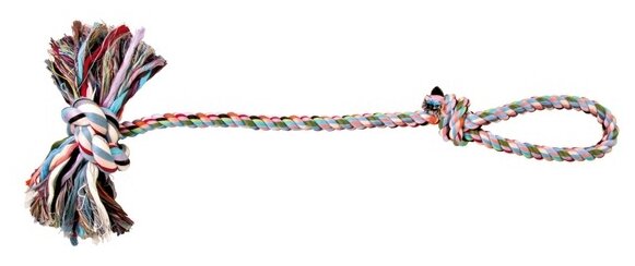 Веревка Trixie с узлом и петлёй, Трикси - фотография № 1
