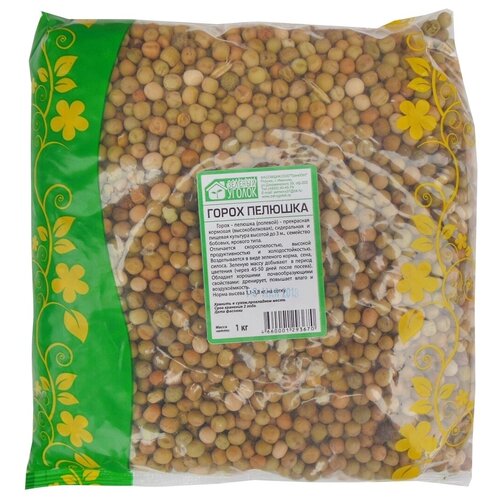 Семена Зелёный Уголок Горох пелюшка, 1 кг, 1 кг