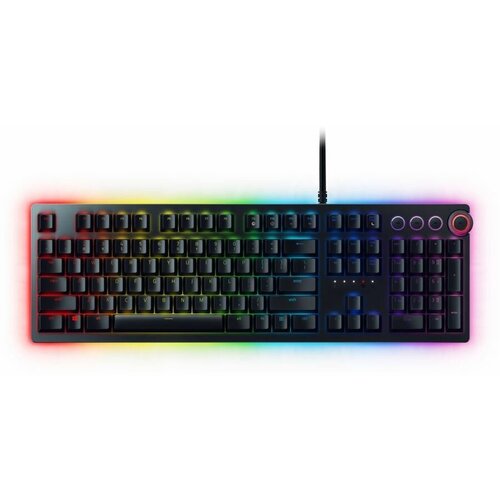 Клавиатура RAZER Huntsman Elite USB c подставкой для запястий без русского алфавита черный rz 2417000₽