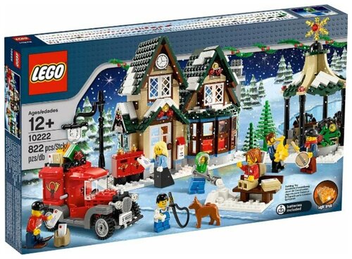 Конструктор LEGO Creator 10222 Зимняя деревенская почта, 822 дет.