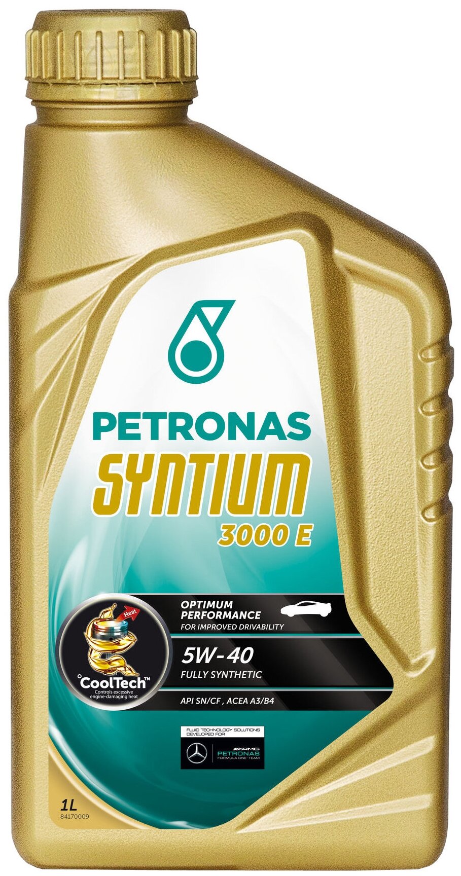 Масло моторное Petronas SYNTIUM 3000 E 5W40, 1л (арт. 18051619) PET-5W40-3000E-1L