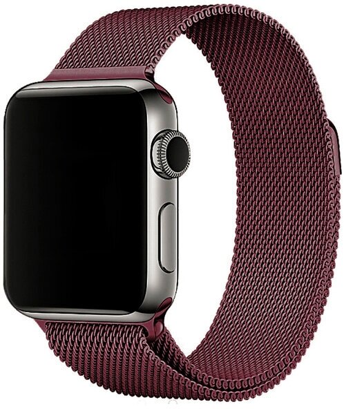 Ремешок для Apple Watch 38/40/41 mm Milanese Band, сливовый