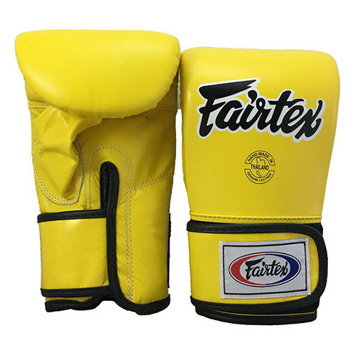 Снарядные перчатки Fairtex TGT7 Yellow (M) tgt7 перчатки снарядные белые fairtex белый xl