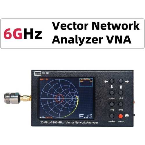       NanoVNA GS-320 23 - 6.2 / Vector Network Analyzer S11 S21 /