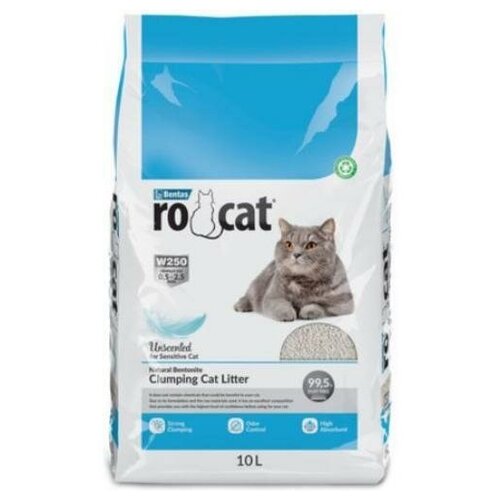 Ro Cat Ro Cat комкующийся наполнитель без пыли Натуральный пакет (Natural) ROCT-1122-PE10L-0000 8,5 кг 58021 (2 шт) ro cat комкующийся наполнитель без пыли с ароматом лаванды пакет 8 5 кг