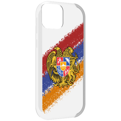Чехол MyPads флаг герб Армении для UleFone Note 6 / Note 6T / Note 6P задняя-панель-накладка-бампер
