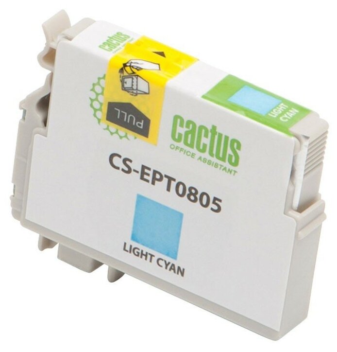 Cartridge ink Cactus CS-EPT0805 cyan light (11.4ml) for Epson Stylus Photo P50/PX650/PX660/PX700/PX7