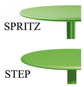 Обеденный пластиковый стол Nardi Step + Step Mini, кофе - фотография № 7