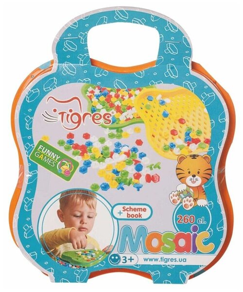 Тигрес Развивающая игрушка Мозаика (39113)