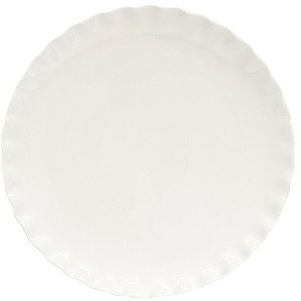 Тарелка обеденная Onde, белая, 26 см (Easy Life)