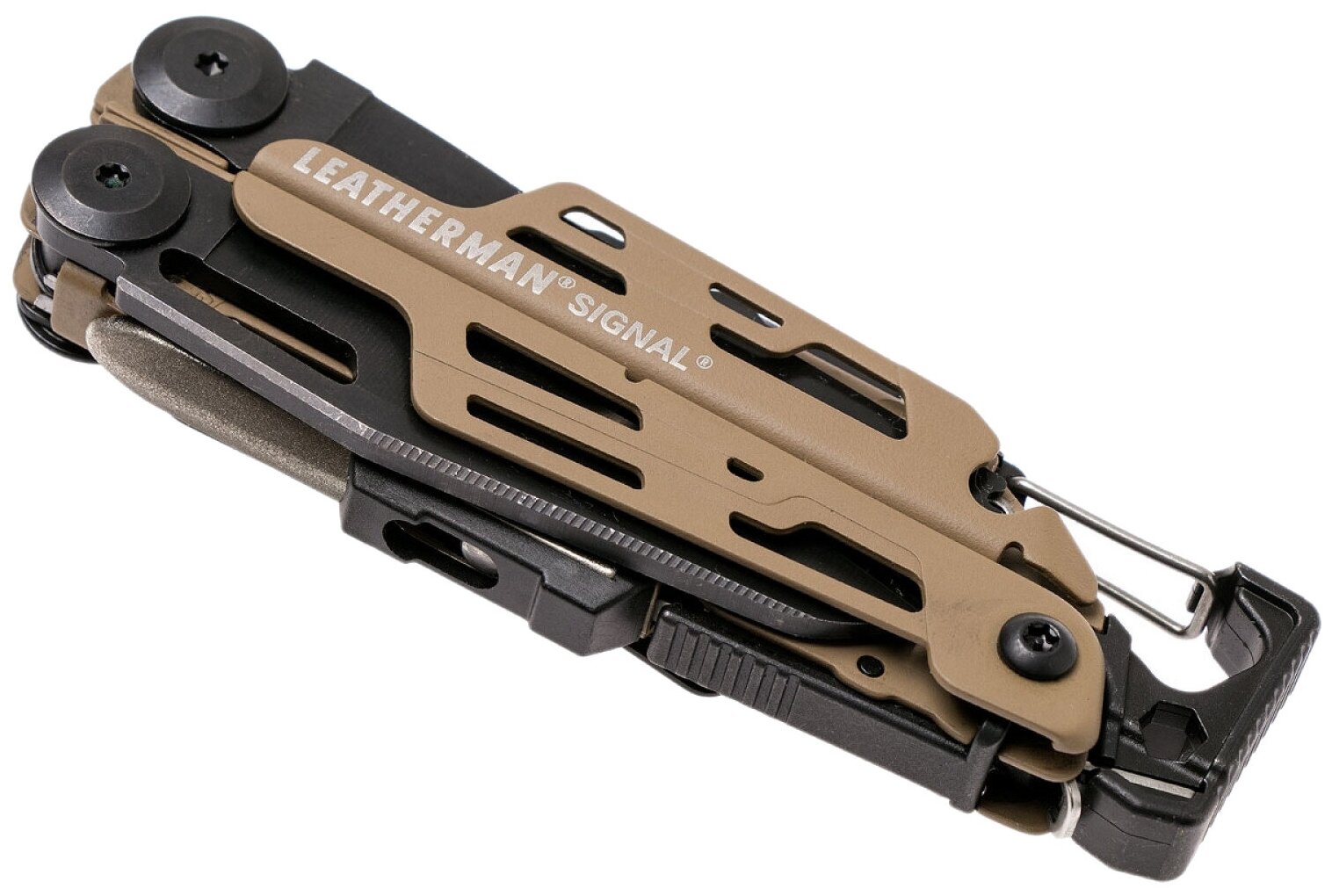 Мультитул Leatherman Signal Coyote (832404) 19функций черный - фото №6