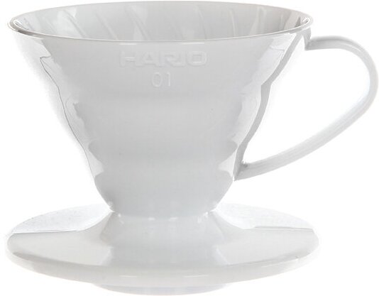 Воронка HARIO пластиковая для приготовления кофе, белый VD-02W - фотография № 3