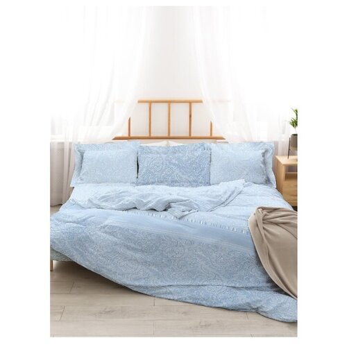 фото Комплект постельного белья, экодом, 1,5 сп., перкаль, хлопок 100%,с2000шв/96393 шуйские ситцы