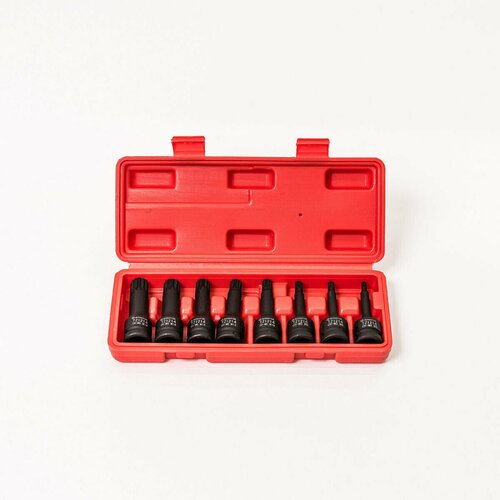 Набор головок ударных ROSSVIK 1/2, Spline M5-M18. 8 предметов 2pcs hss metric thread tap and die set m12 m13 m14 m15 m16 m17 m18 m20 round dies fine screw taps suit m4 m5 m6 m7 m8 m9 m10 m11