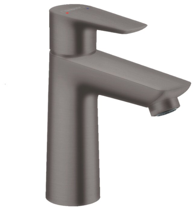 Смеситель для раковины, однорычажный, шлифованный черный, Hansgrohe Talis E 71710340