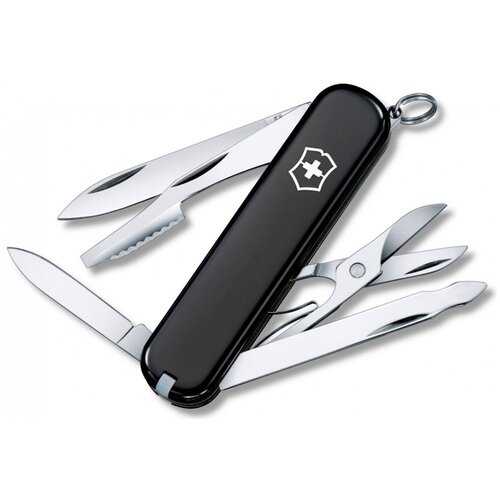 фото Нож многофункциональный victorinox executive с чехлом черный