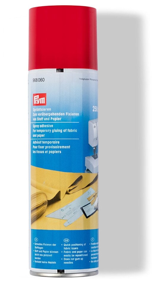 Клей-спрей для ткани "PRYM" 968061 во флаконе для временной фиксации