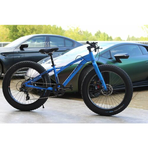 Велосипед Фэтбайк Richiesto TT120 8s 24 Гидравлические тормоза Алюминиевая рама Спортивный Вездеход Взрослыйподростковый синий с черным 2943500₽