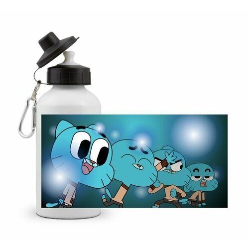 фото Спортивная бутылка удивительный мир гамбола, the amazing world of gumball №10 goodbrelok