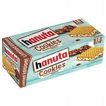 Вафельные печенья Ферерро Ханута с начинкой из молока и печенья / Ferrero Hanuta Cookies (220г / 10 шт.) (Германия) - изображение