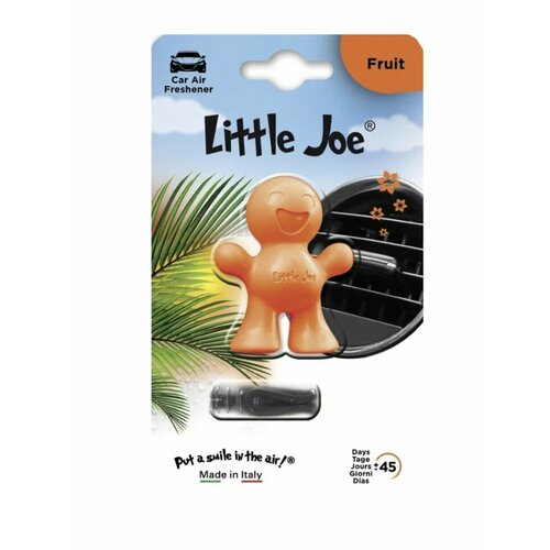Little Joe - ароматизатор автомобильный в дефлектор fruit (фрукт orange)