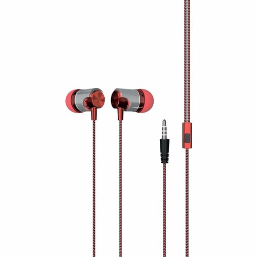 Наушники-гарнитура RedLine E04 Jack 35mm красный 67200₽