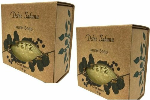 Dara Sabun, Натуральное Турецкое мыло, 2шт, лавровый лист+олива, питание 140 гр.