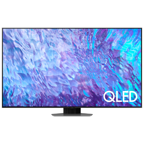 Телевизор Samsung QE55Q80C телевизор 55 lg 55uq91009ld серый 3840x2160 60 гц smart tv wi fi 3 х hdmi 2 х usb rj 45 bluetooth