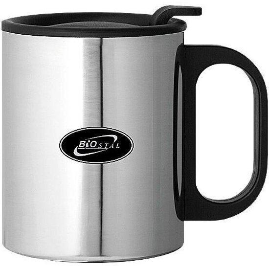 Термокружка Biostal NM-450B, 0,45 л, с пластиковой ручкой и крышкой