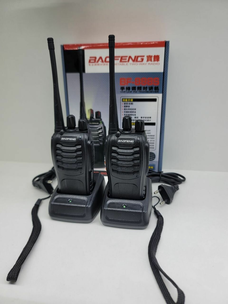 Комплект раций Baofeng BF-888S/ 2 шт в наборе, цвет черный