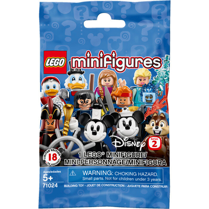 Конструктор LEGO Collectable Minifigures 71024 Серия Disney 2, 7 дет.