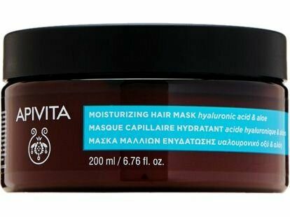Маска для волос APIVITA hyaluronic acid & aloe