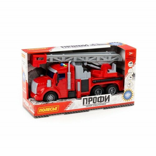 Машина инерционная «Профи. Пожарный №2», свет, звук, в коробке пожарная станция автоград красный пластик в коробке 333 029
