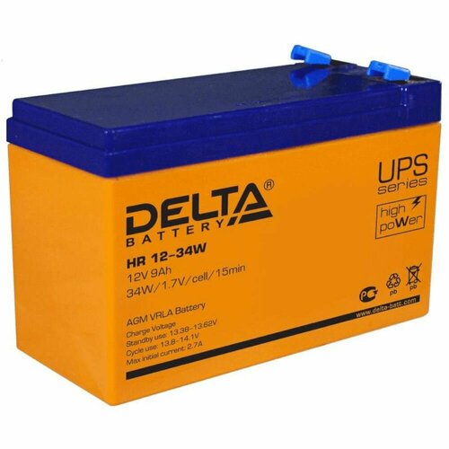 Аккумуляторная батарея Delta HR 12-34 delta батарея delta hr 12 34w 9ач 12b