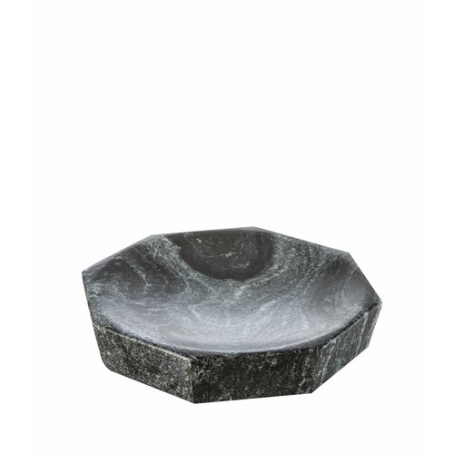 Мыльница Cipi, Grigio Impero, размер ø11 - h2 см, материал серый мрамор