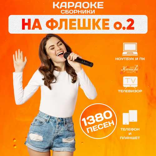 Караоке Сборники 1380 песен на USB Диске с Type C MicroSD 1700₽