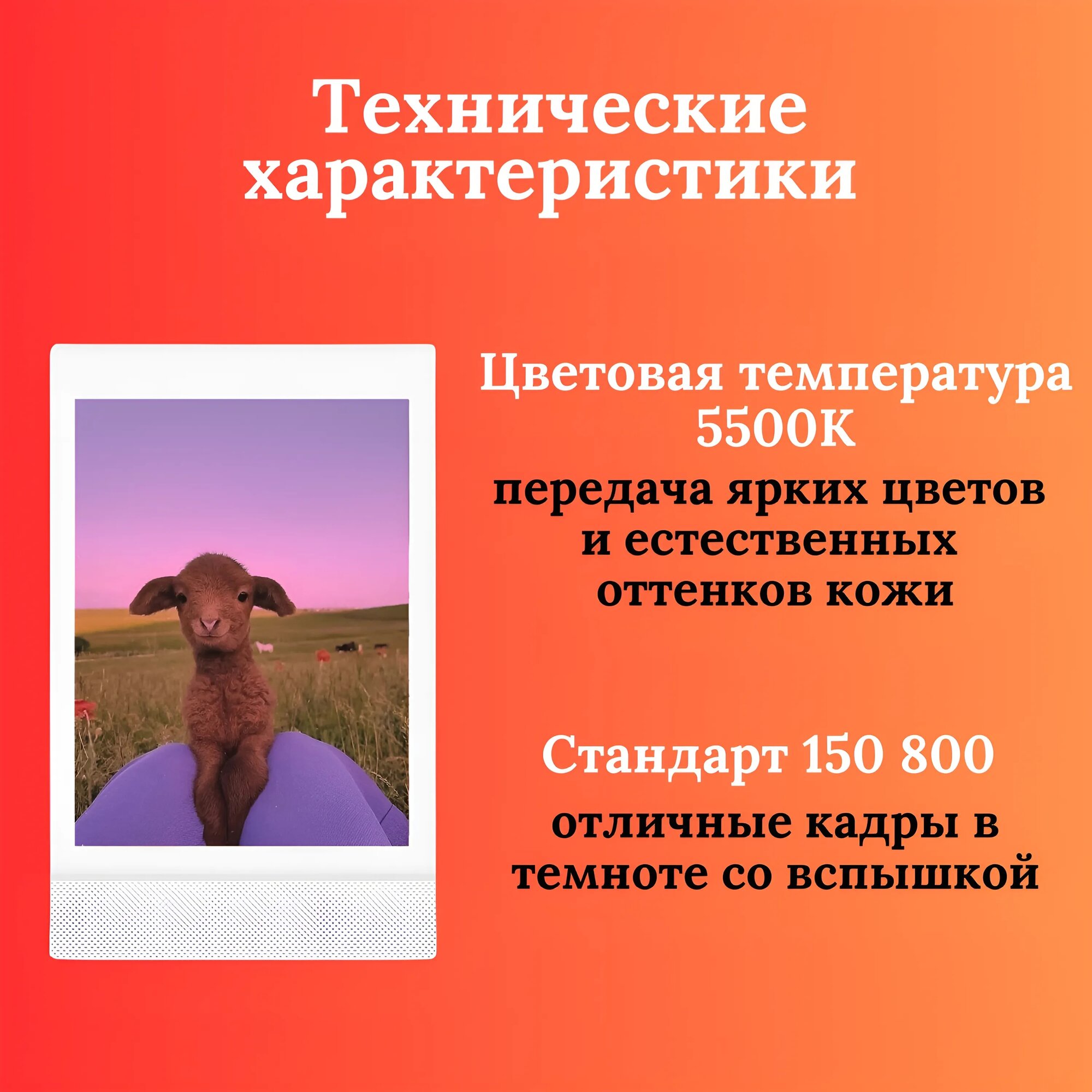Картридж для моментальной фотографии Fujifilm Instax Mini Glossy, 800 ISO, 0.1 л, 100 г, 10 шт, белый — фото 1