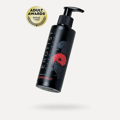 Изображение товара Массажное масло Erotist GRAPEFRUIT, съедобное, грейпфрут, 150 мл