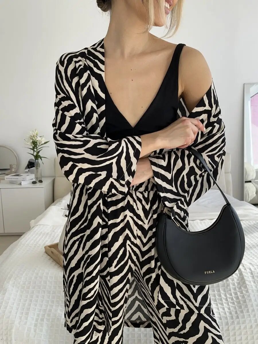 Комплект одежды Vitalounge, размер L\XL, бежевый/черный — фото 1