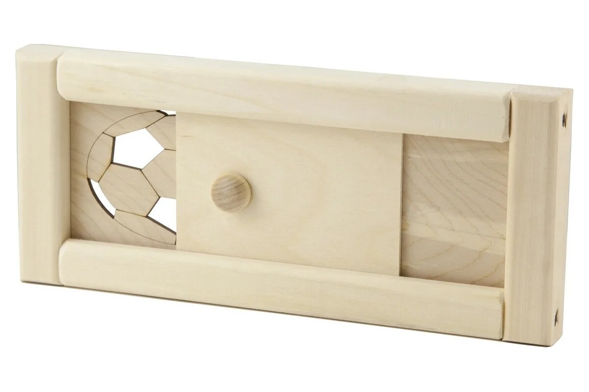 SUNSTEP Решетка вентилляционная малая 25x13см, липа, 12-568