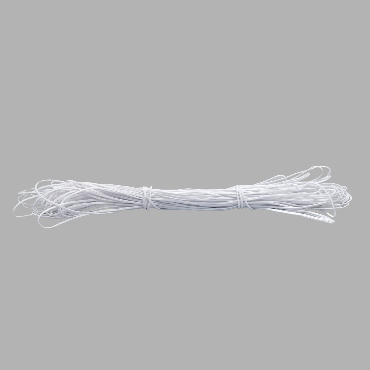 Сутаж эластичный 1,4 гр/м, эластичность 88%, 2мм*20м (003 белый)