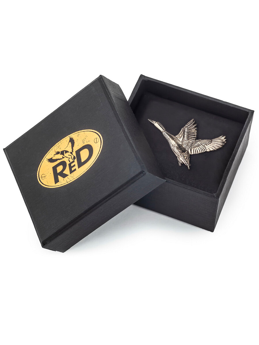 Значок ReD, 1 шт., серебряный — фото 1