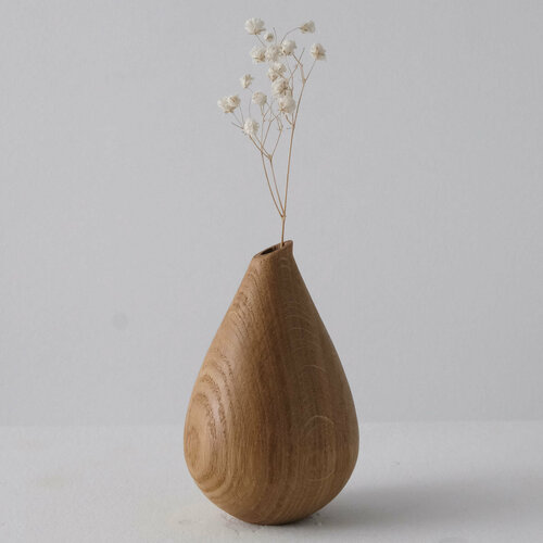 Ваза Wood mini avocado высота 13 см 930₽